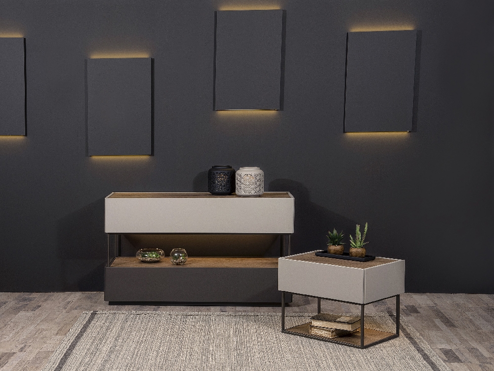 Κομοδίνο Jet με LED φωτισμό – Adamopoulos Casa Ideale Αθήνα